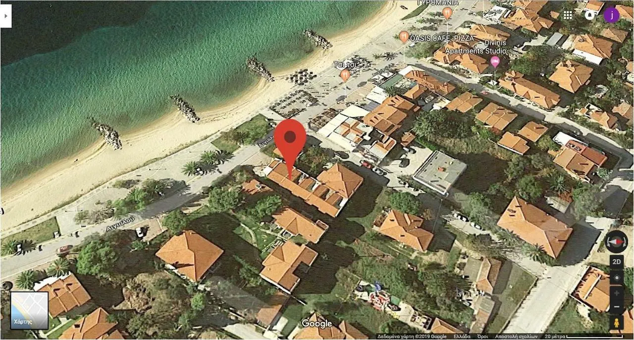 Cute Maisonette No2 On Coastal Sidewalk Nikiti